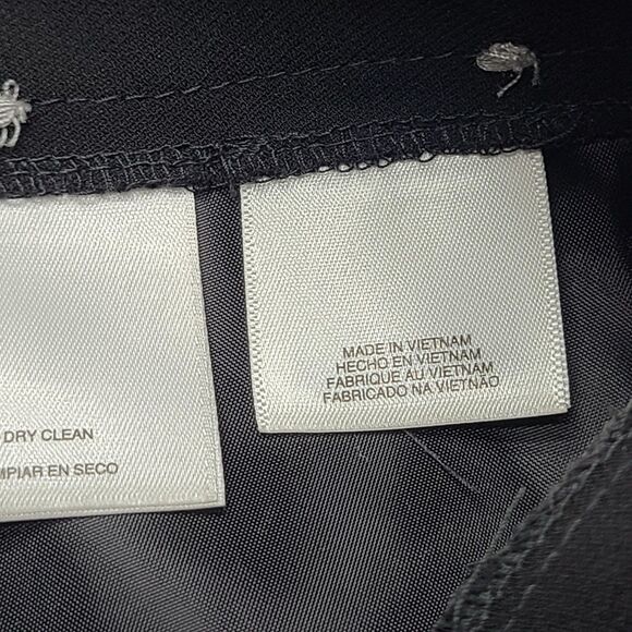 Kasper Pants Womens 10 Petite Black Classic Fit Kate Dress Career Trousers Lined - Picture 6 of 14